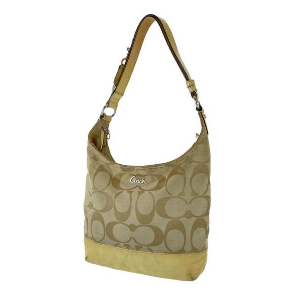Pre Loved coach Women brown | beige Shoulder Bags - Picture 1 of 8
